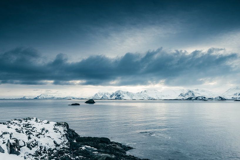 Lofoten snowy winter landscape in Northern Norway by Sjoerd van der Wal Photography