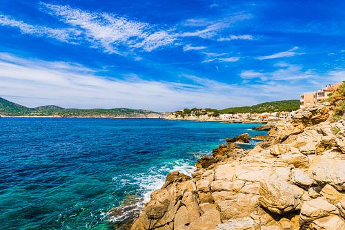 Prachtig uitzicht op de kust Sant Elm op het eiland Mallorca, Spanje