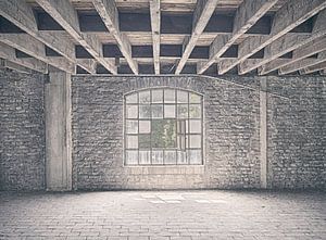 Sites abandonnés : Fenêtre de l'usine Sphinx de Maastricht. sur OK