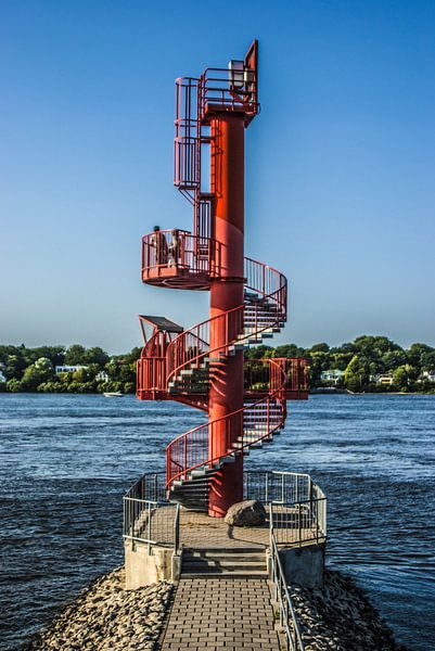 Aussichtsturm Hamburg Finkenwerder von Norbert Sülzner