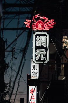Neon-Krabbe in Osaka