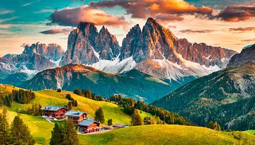 Dolomiti Berge und Wald von Mustafa Kurnaz