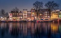 Amsterdam by night van Michiel Buijse thumbnail