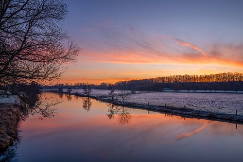 Ruhr bij Schwerte, Ruhrgebied, Noordrijn-Westfalen, Duitsland