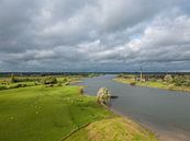 Floodplain landscape with the brickworks along the Lek near Ravenswaaij-Wijk bij Duurstede by Moetwil en van Dijk - Fotografie thumbnail