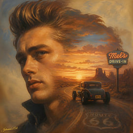 Rebel on the Road by Johannas Art Creations