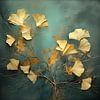 Ginkgo-Kunst von Schwarzer Kaffee