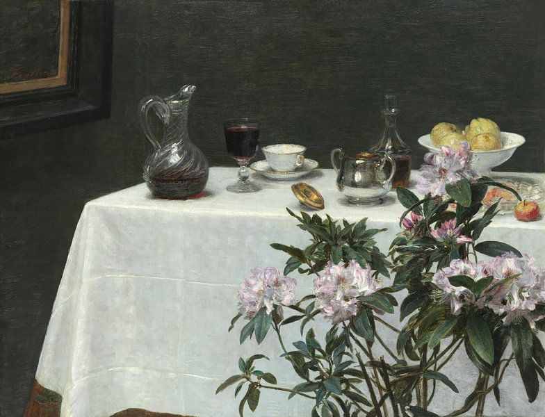 Still Life: Corner of a Table, Henri Fantin-Latour by Masterful Masters