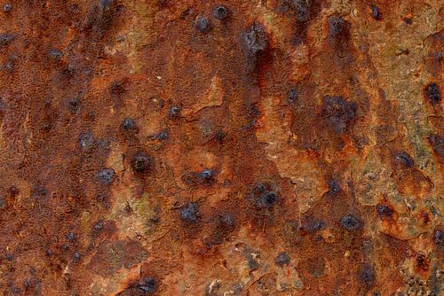 Rouille sur béton