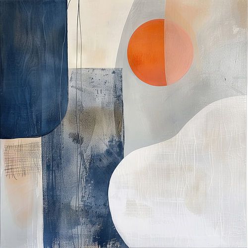 Modern abstract schilderij