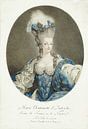 modekoningin, Marie Antoinette, Jean François  de Janinet, 1777 van Atelier Liesjes thumbnail