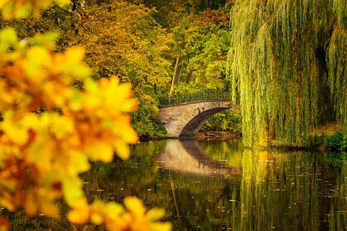 De Augustener brug in het Georgenpark Hannover