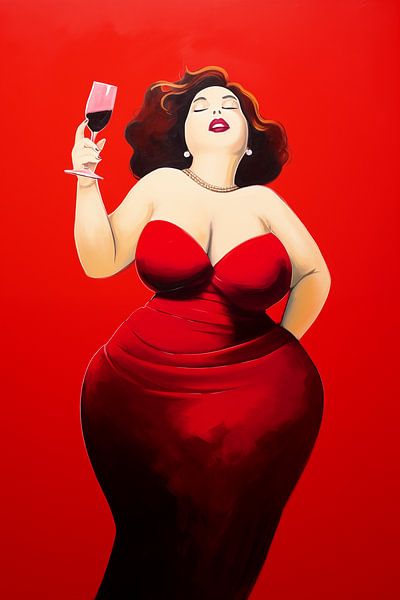 Celebrating Life in Red van PixelMint.