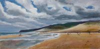 Strand Fuerteventura. 40x80 cm.