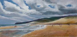 Strand Fuerteventura. 40x80 cm. von JeannineC