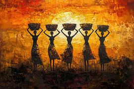 Silhouette de l'Afrique sur But First Framing