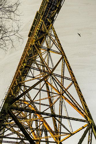 Müngstener Brücke - Stahlstützen im Morgenlicht von Dirk Wüstenhagen