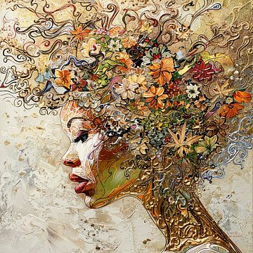 Vrouw Impressionisme | Schilderij | Impressionisme van Blikvanger Schilderijen