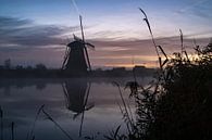 Des moulins au lever du soleil par Andrea Ooms Aperçu