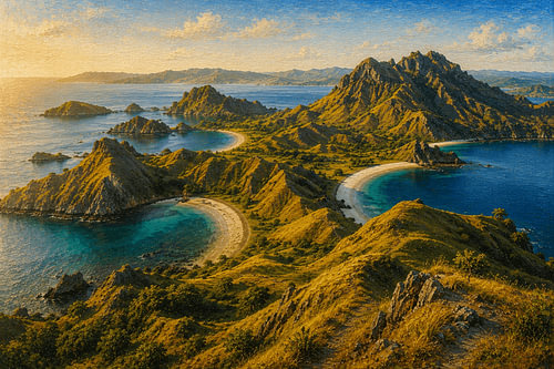 Der ikonische Blick auf den Padar
