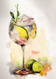 Herbal and citrus drink by JBJart Justyna Jaszke