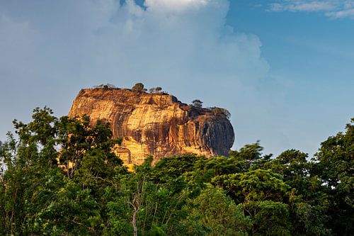 The Lion Rock in Sri Lanka