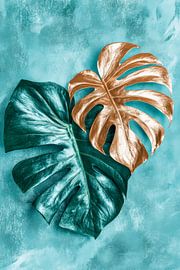 Modern leaf art by Poster Art Shop