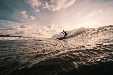 Surfer bei Domburg von Andy Troy