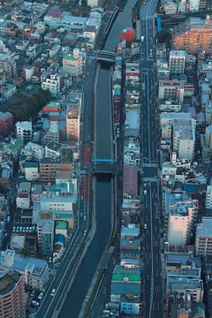 Luchtfoto Tokyo van Mfixfotografie