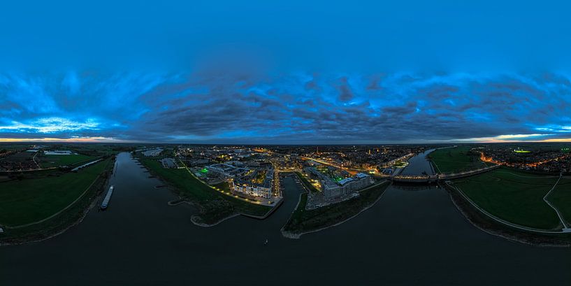 Panorama Noorderhaven Zutphen by Gebofotografie