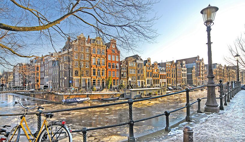 Amsterdam in Winter van Dalex Photography