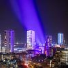 Skyline tijdens GLOW 2025 van Jasper Scheffers