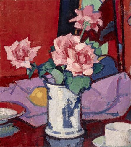 Roze Rozen, Chinese Vaas, Samuel John Peploe...