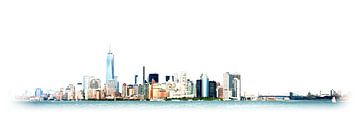 New York Panorama van Stéphane TEILLET