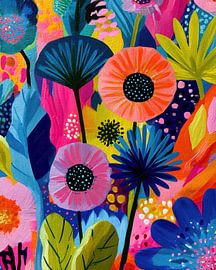 gemalte Blumen