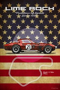 Lime Rock Corvette Vintage