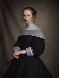 Un portrait contemporain d'une jeune femme du XVIIe siècle sur Affect Fotografie