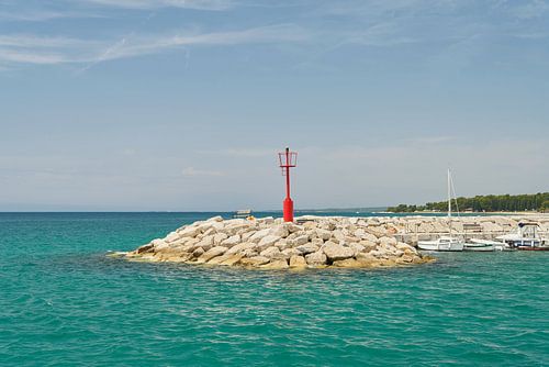 Entrée du port de Fazana