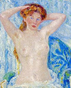 Junges Mädchen bei ihrer Toilette, Georges Morren