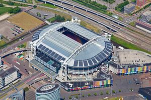 Aerial view of Amsterdam Arena / Johan Cruijff Arena by Anton de Zeeuw