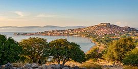 Village Molivos on the Greek island Lesvos by Katho Menden
