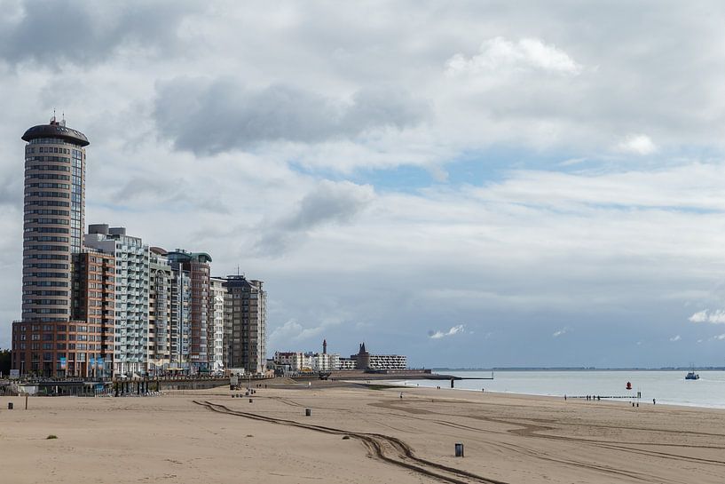 View of the town of Vlissingen in Zeeland. by Menno Schaefer