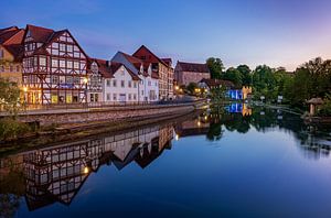 Abend in Eschwege, Deutschland