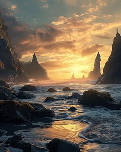 Goldene Stunde am Meer
