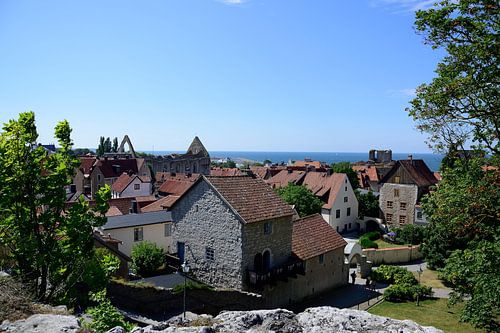 Elevated view over Visby