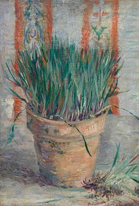 Bloempot met bieslook, Vincent van Gogh