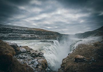 Chute d'eau de Gullfoss en Islande sur Patrick Groß