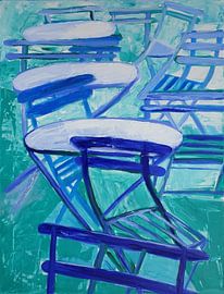 Chairs in New York Bryant Park by Kordula Werner