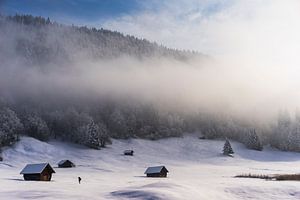 Winter morning in Germany van Vincent Fennis