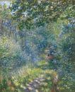Pad in het bos, Pierre-Auguste Renoir van Meesterlijcke Meesters thumbnail